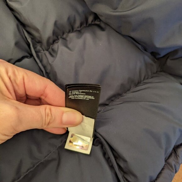 The North Face Nuptse Men's Navy Blue Jacket In Size Large - Picture 11 of 16